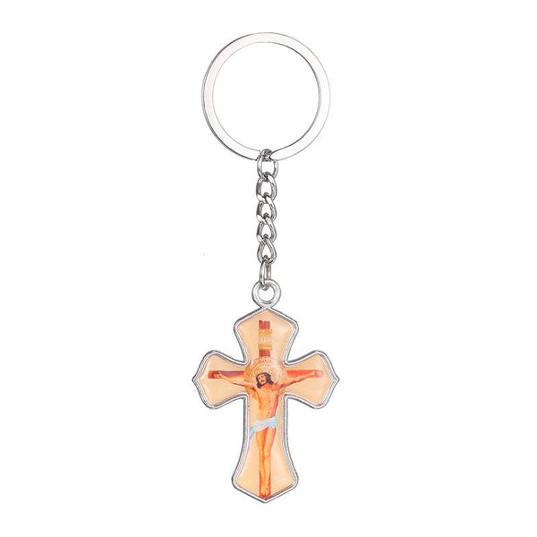 Unique Charms Jesus Keychain