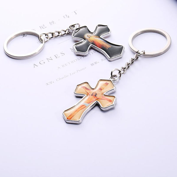 Unique Charms Jesus Keychain