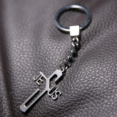 High Quality Cross Keychain