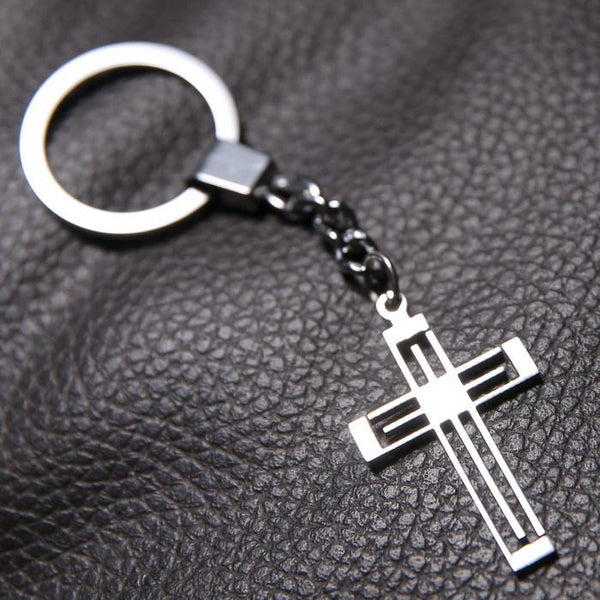 High Quality Cross Keychain
