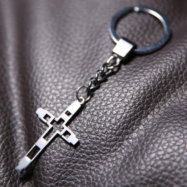 High Quality Cross Keychain