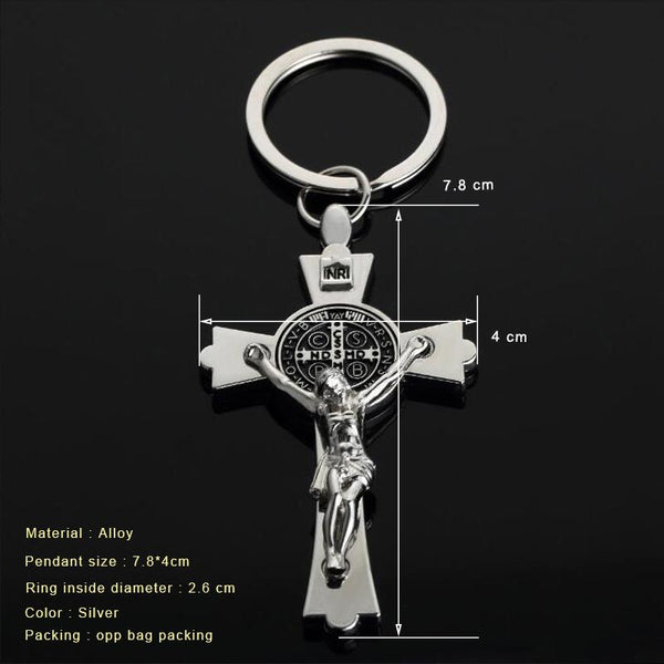 Crucifix Jesus Cross Keychain