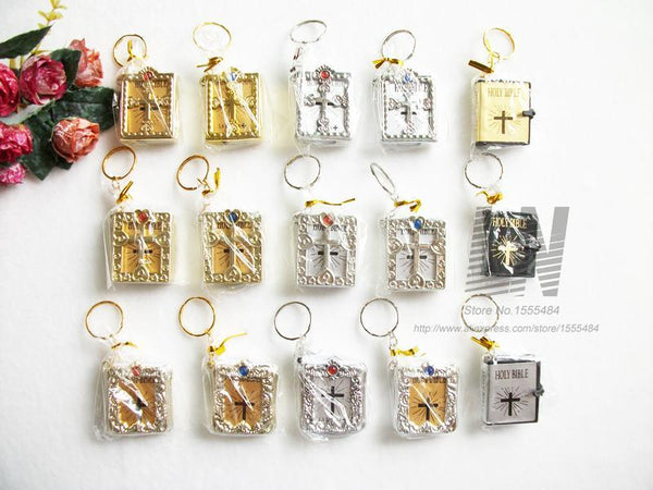 Mini Christian Bible Keychain
