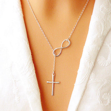 Lovely Infinity Cross Bracelet