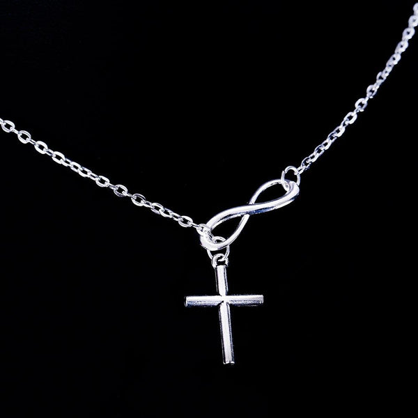 Lovely Infinity Cross Bracelet