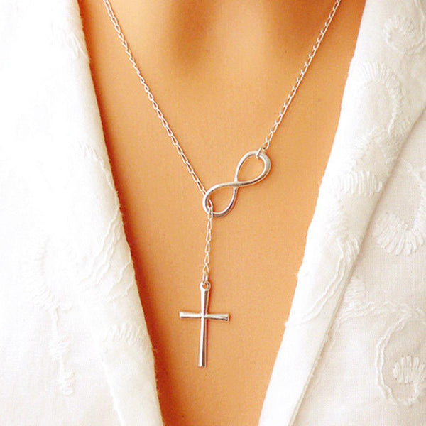 Lovely Infinity Cross Bracelet