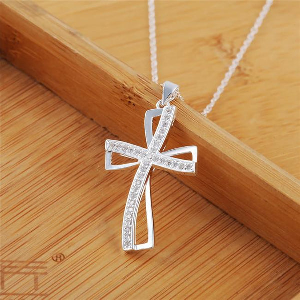 Silver Christian Necklace