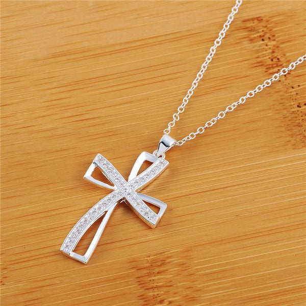 Silver Christian Necklace