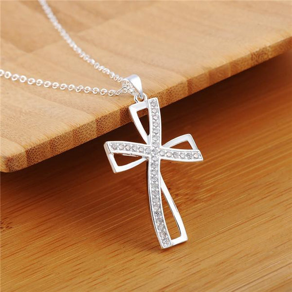 Silver Christian Necklace
