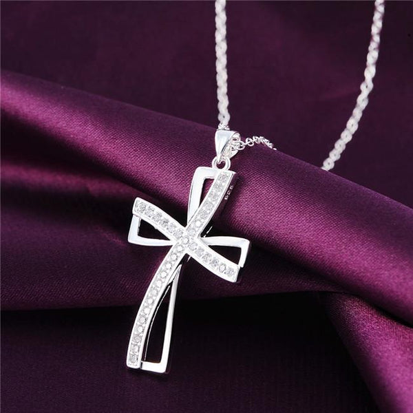 Silver Christian Necklace