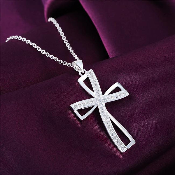 Silver Christian Necklace