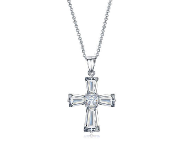 Crystal Cross Necklace