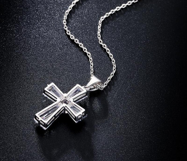 Crystal Cross Necklace