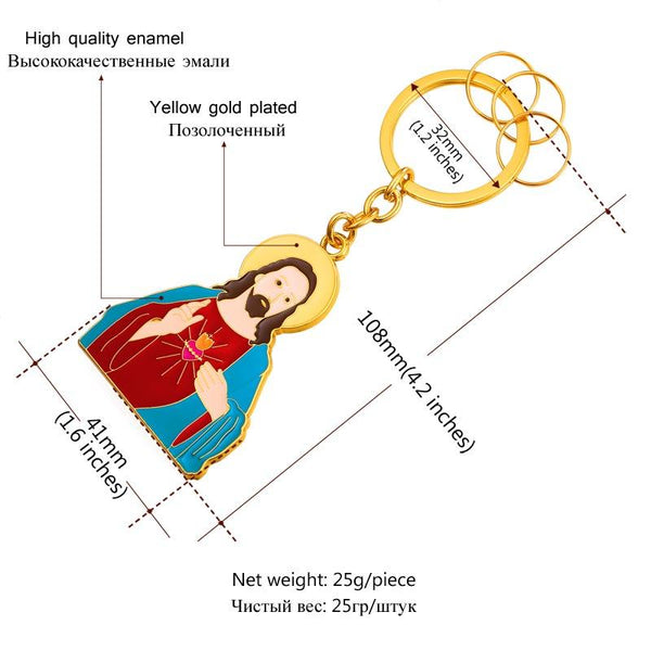 Mystery Jesus Keychain