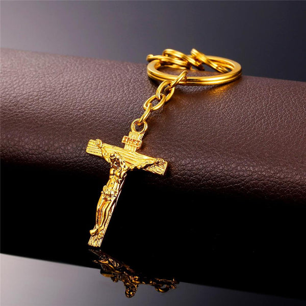 Trendy Cross Keychain
