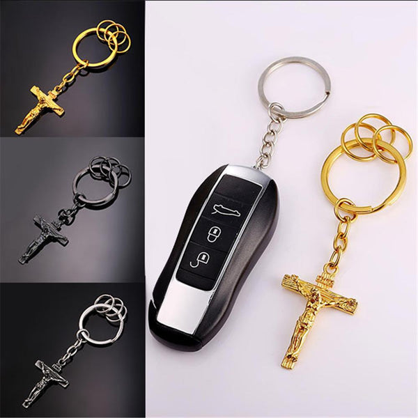 Trendy Cross Keychain