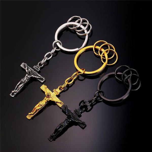 Trendy Cross Keychain