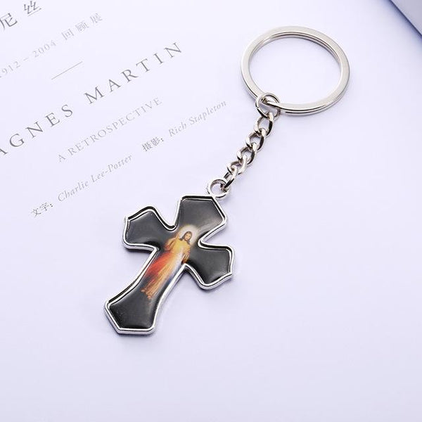 Unique Charms Jesus Keychain
