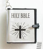 Mini Christian Bible Keychain