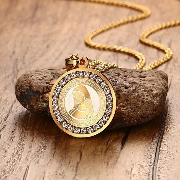 Luxury Virgin Mary Necklace