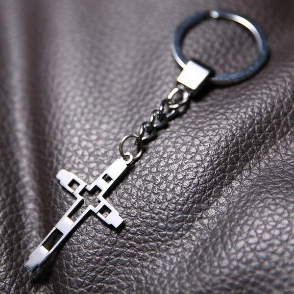 High Quality Cross Keychain
