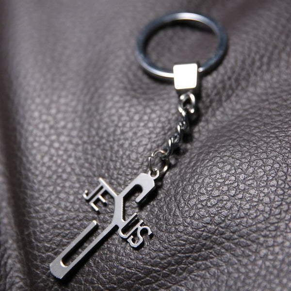 High Quality Cross Keychain