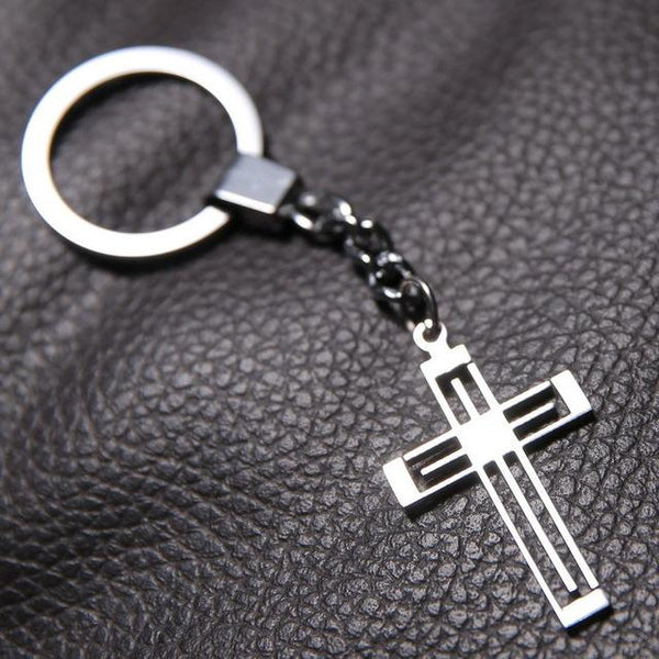 High Quality Cross Keychain
