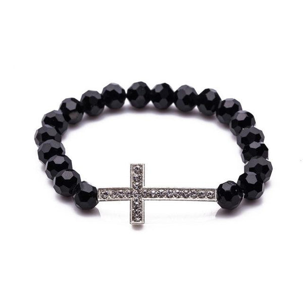 Crystal Charm Christian Bracelet