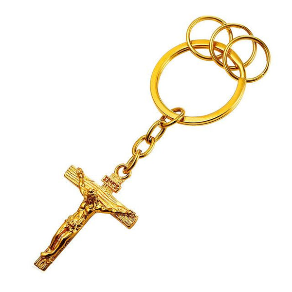 Trendy Cross Keychain