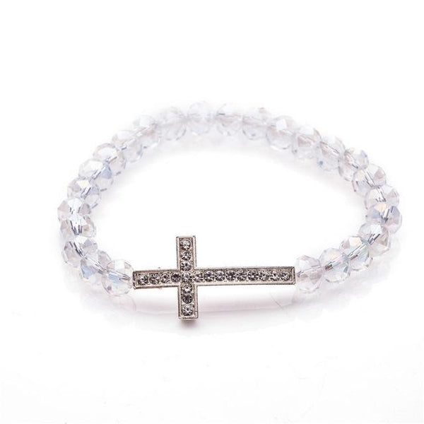 Crystal Charm Christian Bracelet